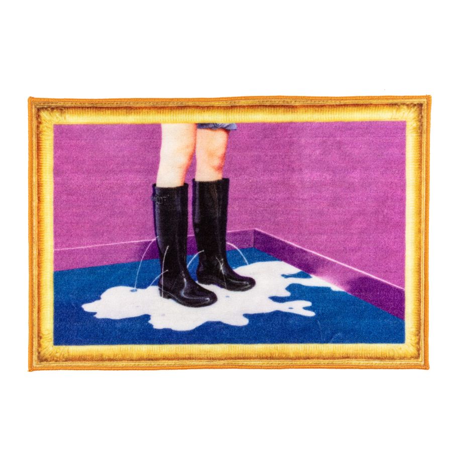 Seletti Toiletaper Tappeto bagno Milky Boots
