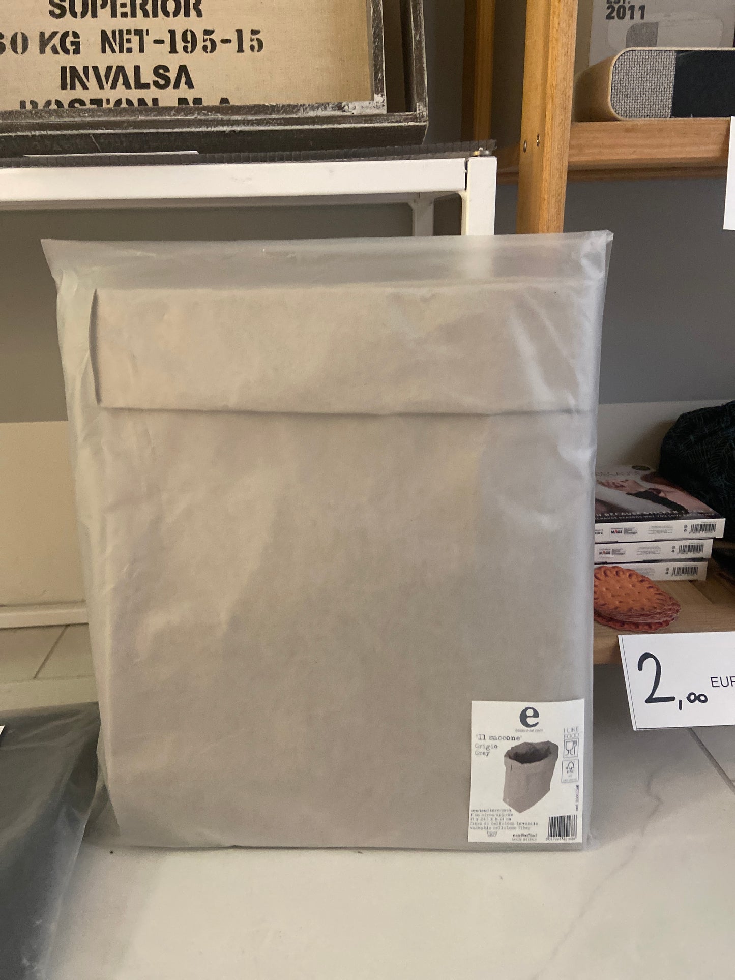 ESSENT'IAL IL SACCONE GRIGIO