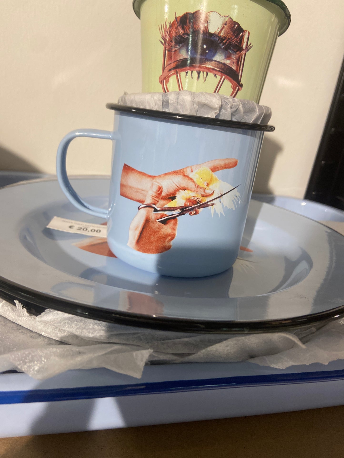 SELETTI TOILET TAZZA METALLO BIRD