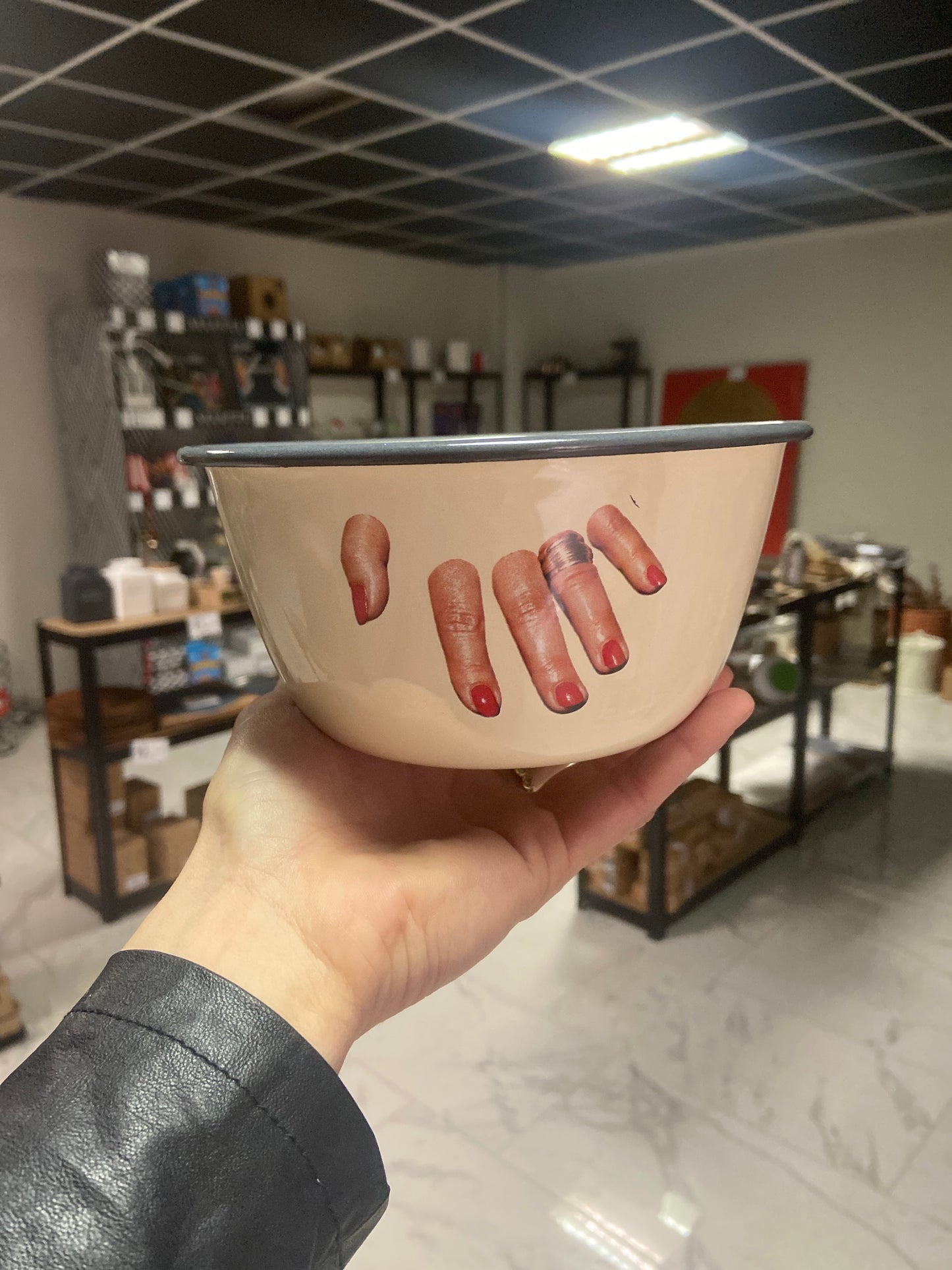 SELETTI TOILET CIOTOLA METALLO FINGERS