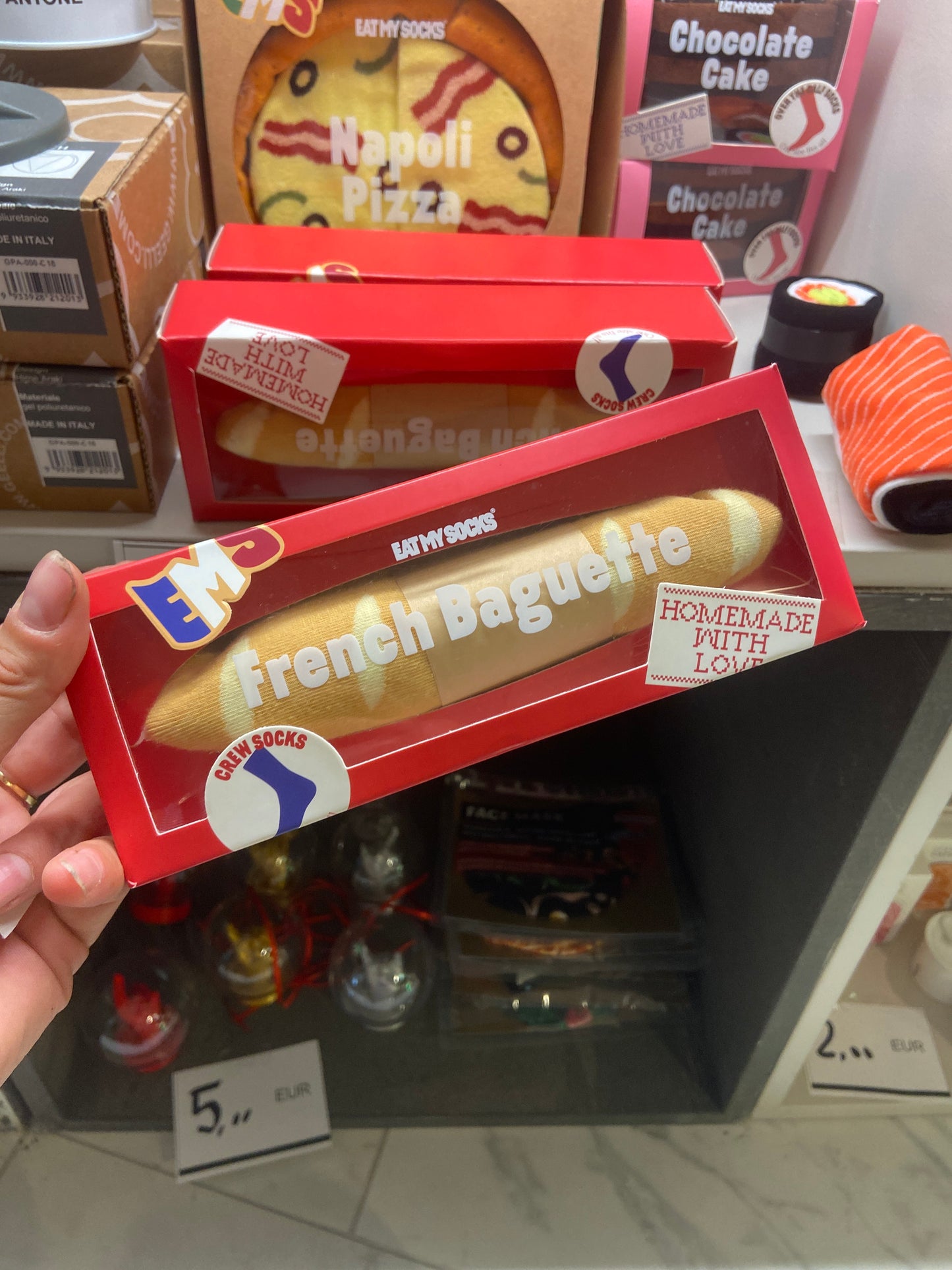 EAT MY SOCKS FRENCH BAGUETTE