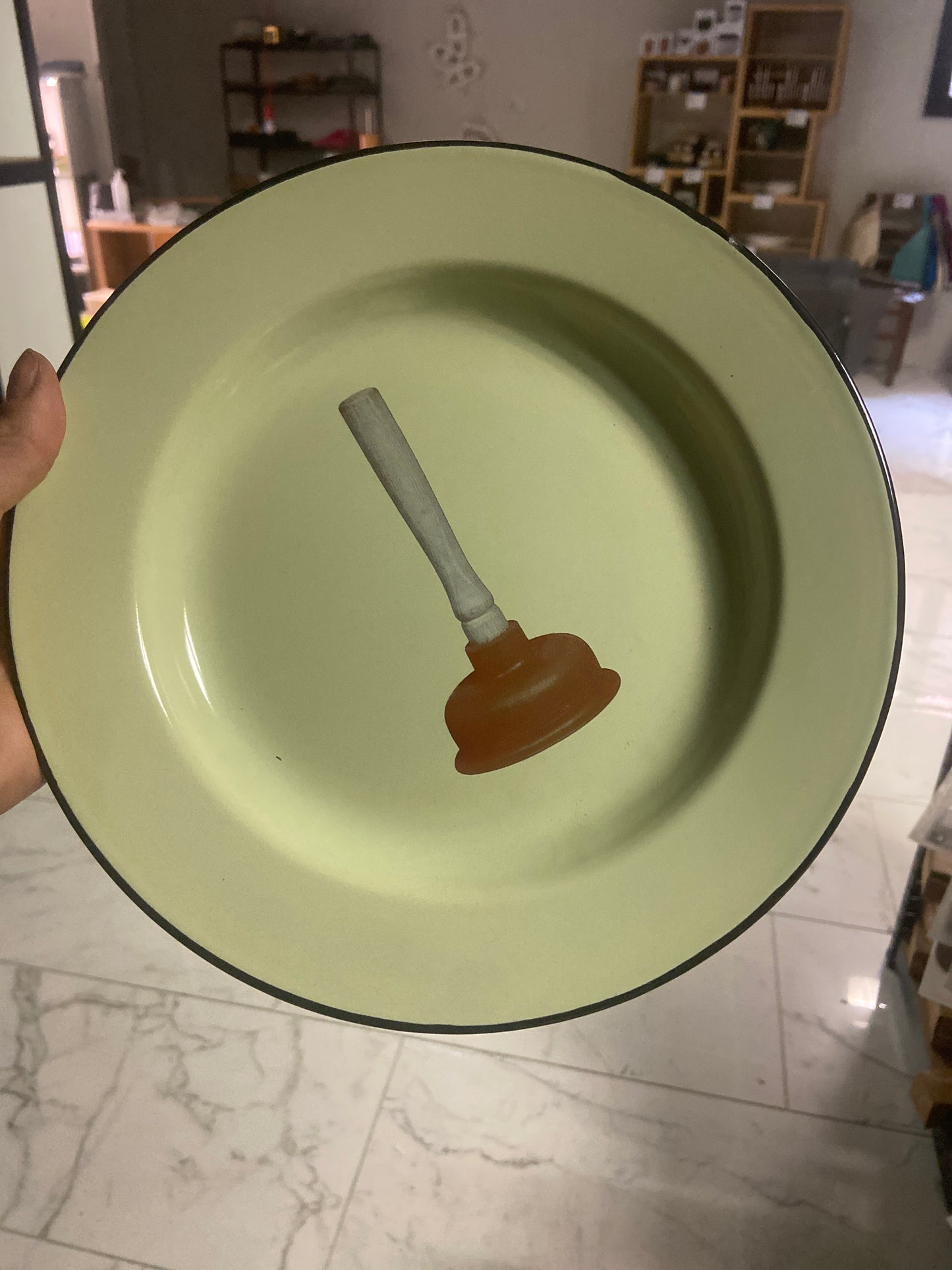 SELETTI TOILET PIATTO METALLO PLUNGER