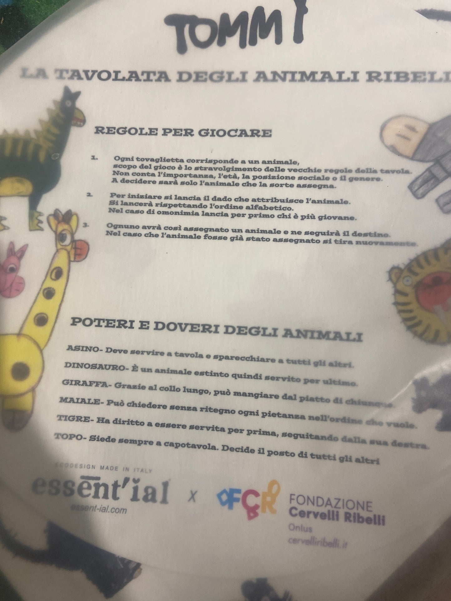 ESSENT'IAL TOMMY KIT GIOCO