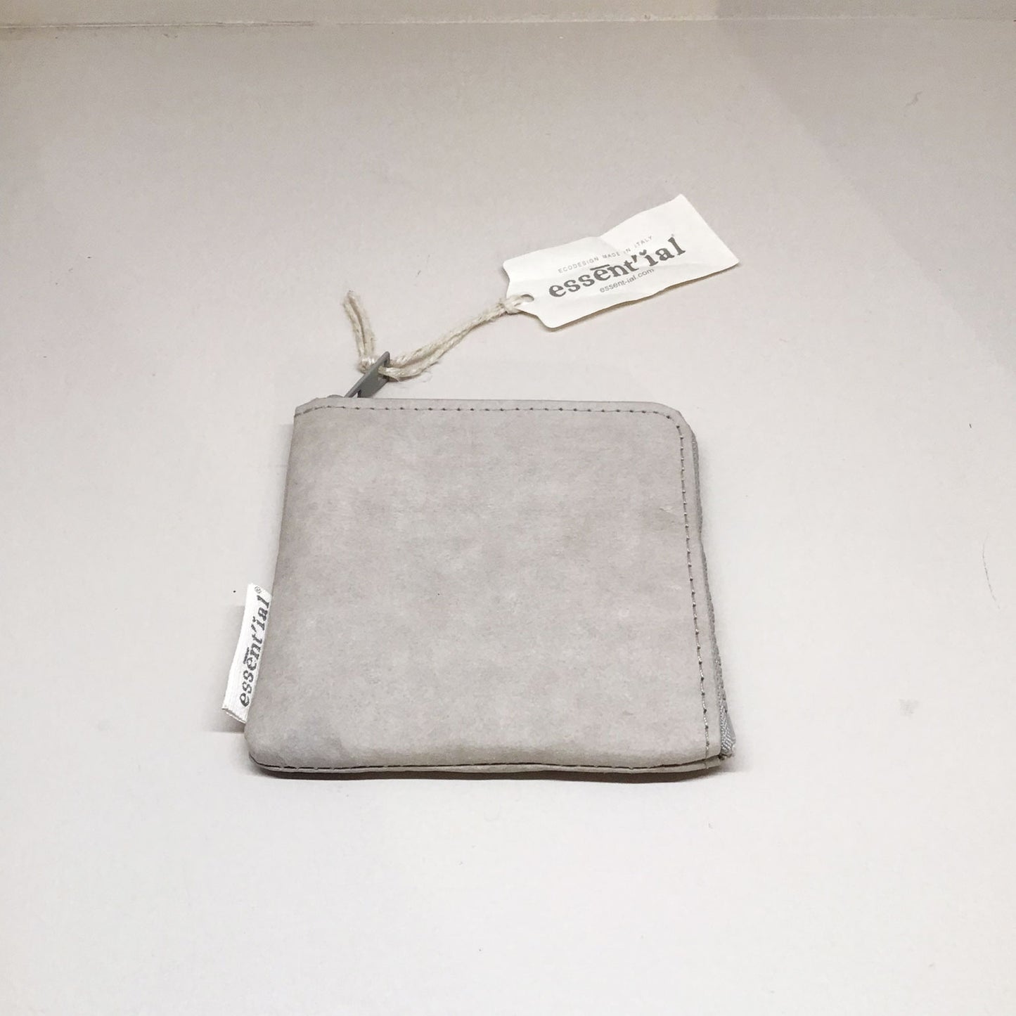 ESSENT'IAL MONEY ZIP SMALL GRIGIO