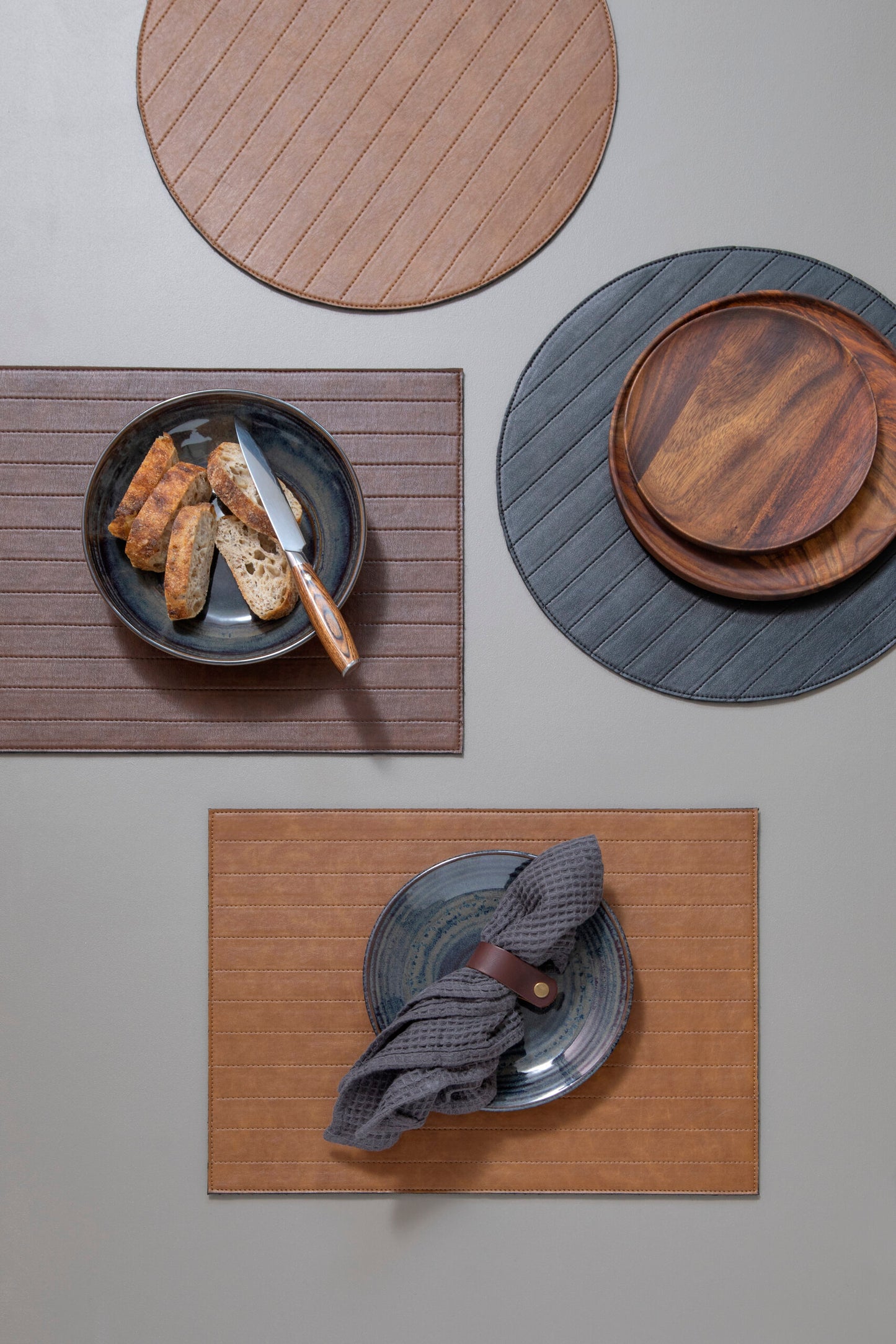 STUFF DESIGN PIATTO IN LEGNO 30 CM DARK BROWN