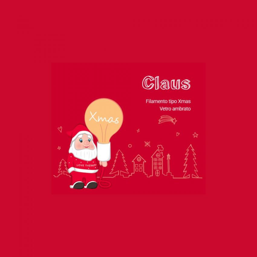 Amarcords Nano Claus lampada da tavolo