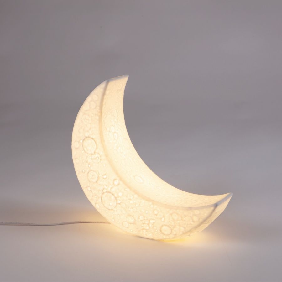 Seletti Lampada in porcellana My Tiny Moon