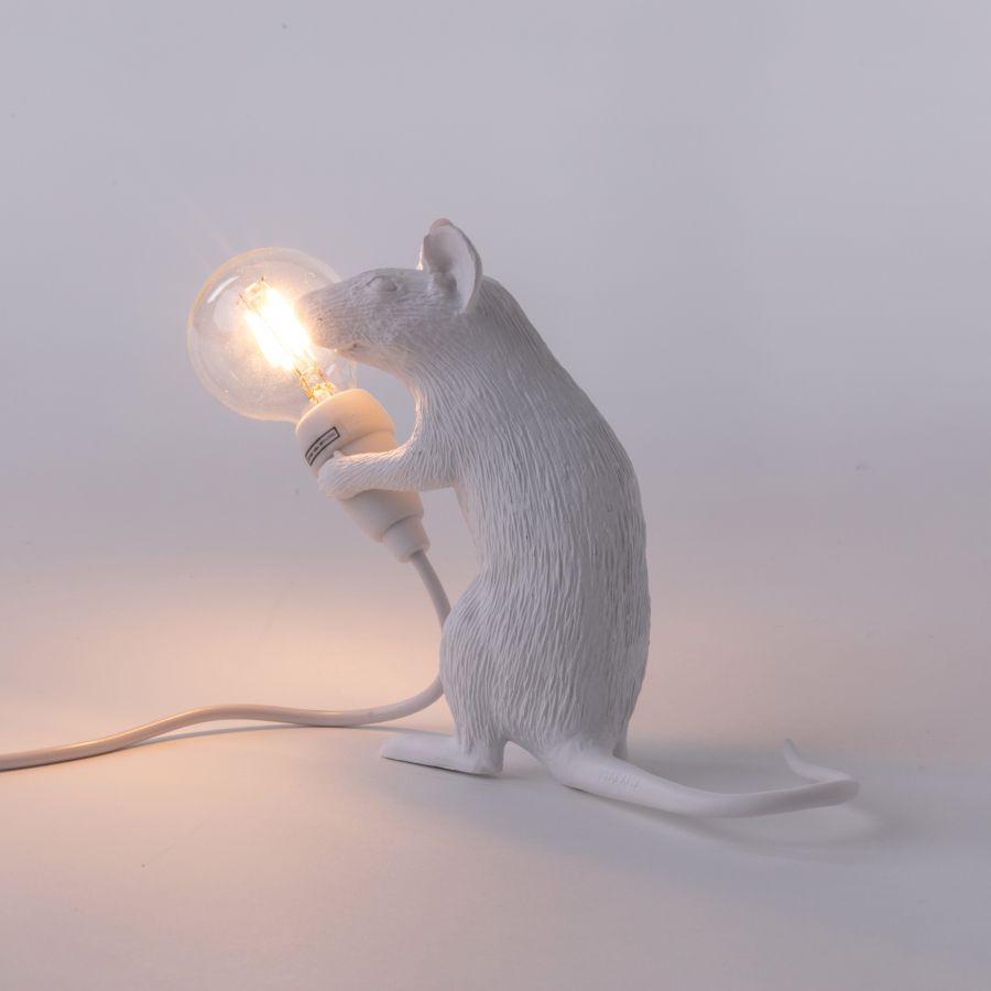 Seletti Mouse Lamp Mac Seduto