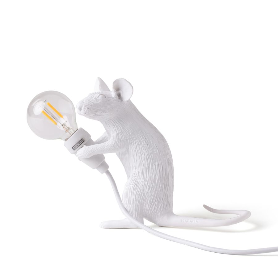 Seletti Mouse Lamp Mac Seduto