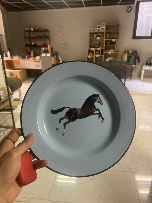 SELETTI TOILET PIATTO METALLO CAVALLO