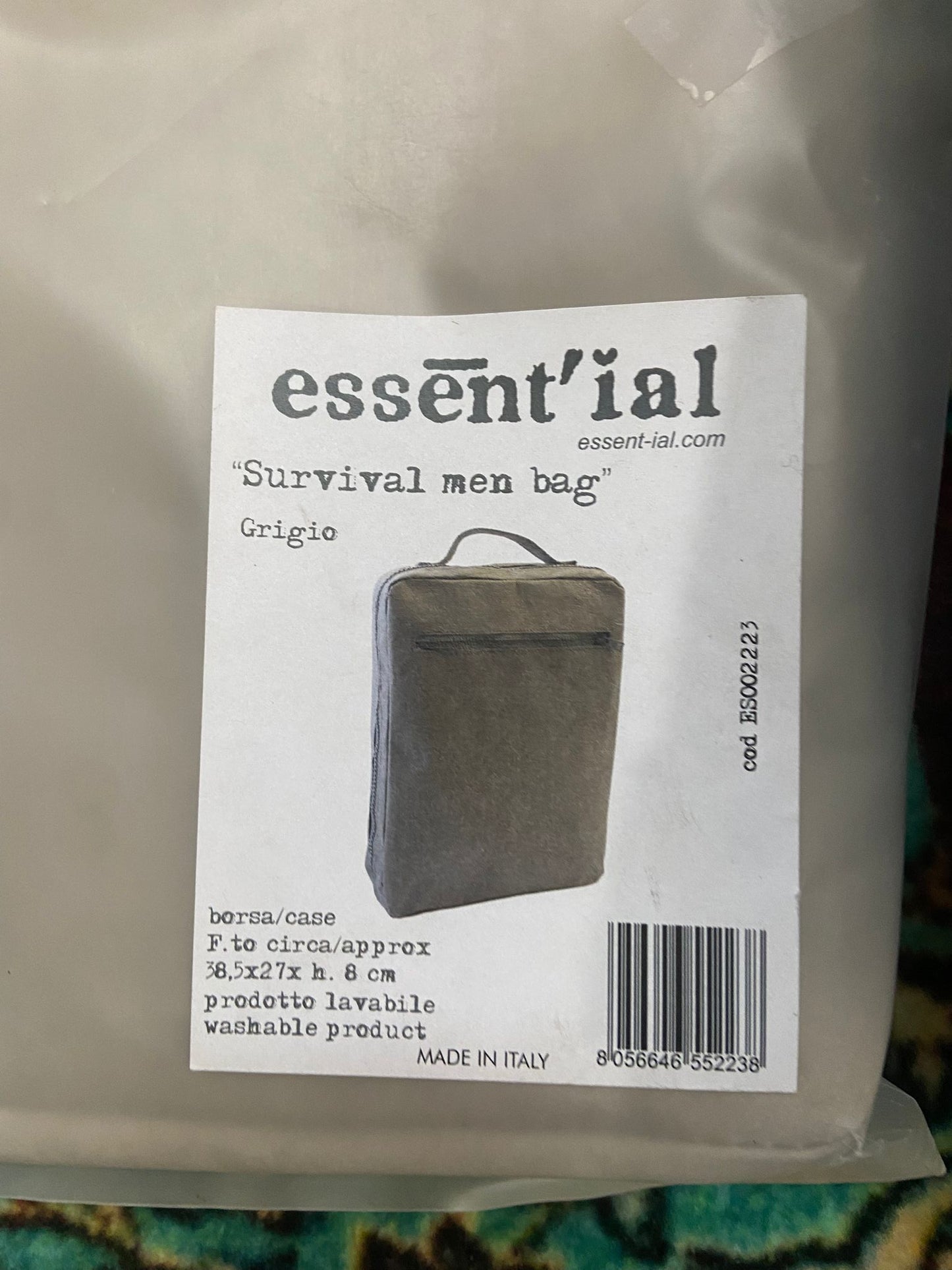 ESSENT'IAL SURVIVAL MAN BAG